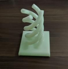 50° Overhang Spiral 3D Printer Model