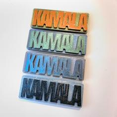 Kamala Pins 1 3D Printer Model