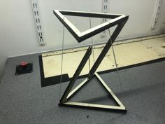 Laser Cut Tensegrity Model