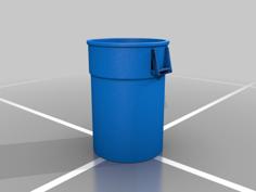 Trashcan 3D Printer Model