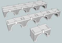 HO Scale Goulburn Viaduct 3D Printer Model