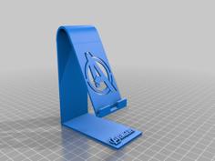 Avengers Phone Stand 3D Printer Model