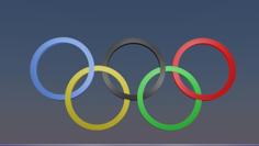 Olympic Games Logo 3D Printer Model