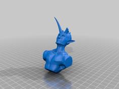 Demon Bust 3D Printer Model