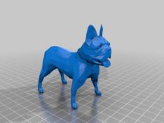 French Bulldog Low Poly Fixed! 3D Printer Model