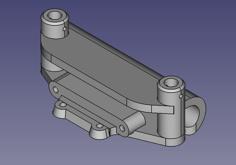 Kyosho Fazer MK2 Front Bumper 3D Printer Model