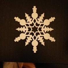 Winter Snowflake 3D Printer Model