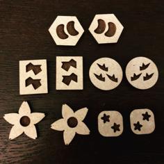 Laser Cut Post Earrings