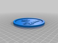 Queen Coaster 3D Printer Model