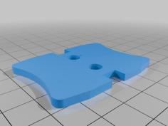 Subaru STI Cup Holder Rubber Bit 3D Printer Model