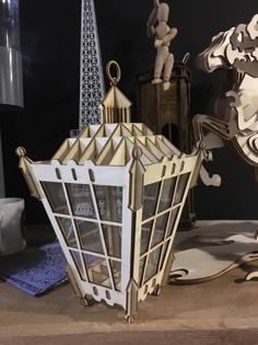 Laser Cut Lamp, Street Lamp