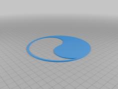 Yin Yang 3D Printer Model