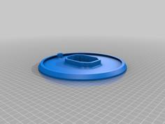 Fibonacci Spiral Clock 3D Printer Model