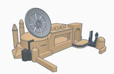 Tatooine Building 4 (Spaceport) 3D Printer Model