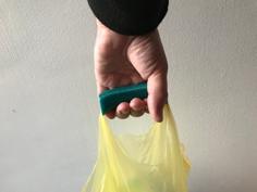 Easy Print Shopping Bag Handle, Short 3D Printer Model