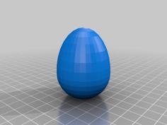 Hollow Egg 3D Printer Model