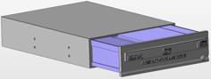 CD DRIVE STORAGE 3D Printer Model