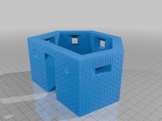 WW2 Type 24 Brick Skinned Pill Box Or Machine Gun Post 3D Printer Model