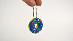 Donut Keychain 3D Printer Model