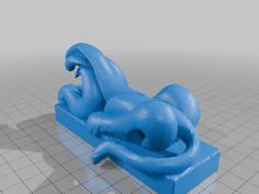 Atlanta Marriott Poo Lion Repaired 3D Printer Model