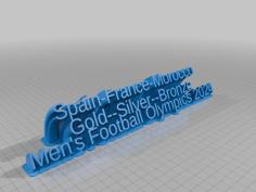 Olympic Football Paris 2024 3D Printer Model