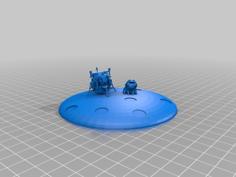 Fred The Frog Moon Landing Version 2.0 3D Printer Model