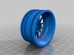 Enkei SC49 1/10 Alloy Wheel For Rc Touring Cars 3D Printer Model