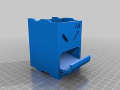 AA Battery Holder – Monster 3D Printer Model