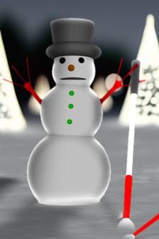 BLIND SNOWMAN 3D Printer Model