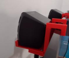 Simple Monitor Support For Speaker 3D Printer Model