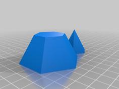 Pirâmide Hexagonal Dividida 3D Printer Model