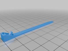 Cable Tie (flex) Remix Latch 3D Printer Model