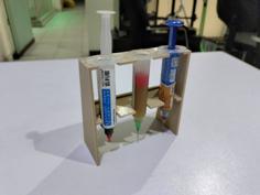 Solderpaste Syringe Holder 3D Printer Model