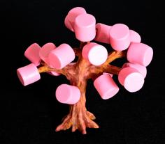 Alien Tree Marshmallow 3D Printer Model