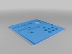 2D6 Player Tray 3D Printer Model