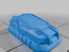 SciFi Vehicle – Glade-S, Civilian Hover Car 3D Printer Model