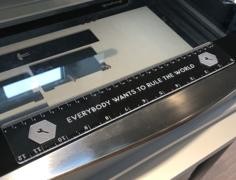 Laser Cut Metric Ruler (with Both Mm And Inches) For 3mm Acrylic