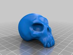 Stylized Skull 3D Printer Model