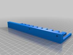 Cable Organizer 140mm, 150mm, 200mm 3D Printer Model