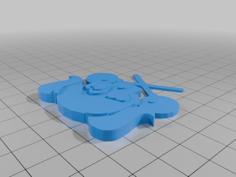 Lollipop Chainsaw Logo Recreation 3D Printer Model