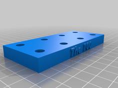 The100 Name And Version On Connector Plates 3D Printer Model