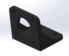 Nema 23 Stepper Motor Mount 3D Printer Model