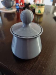 Container With Lid 3D Printer Model