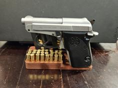 Beretta 21a Bobcat .22lr Stand 3D Printer Model