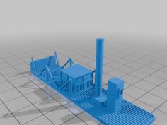 Tamai Class Nile River Gunboat 3D Printer Model