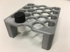 HPLC And Snap-lid Vial Holders 3D Printer Model