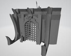 Dark Elf Gate For Warhammer 3D Printer Model