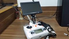 Very Simple Foldable FPV Monitor Mount 3D Printer Model