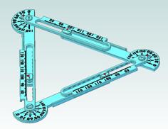 Triangle Properties Learning Aid 3D Printer Model