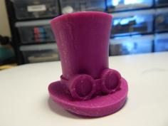 Top Hat With Goggles – Danbury Hackerspace Hat 3D Printer Model